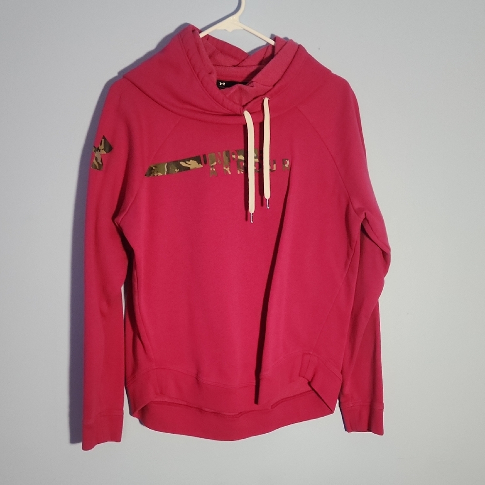 Women's Under Armour Cold GearPink Hoodie, Sz Med